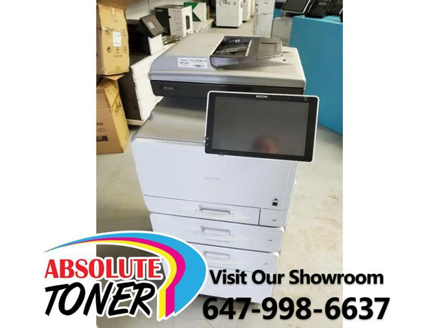 REPOSSESSED Ricoh MP C300 C300SR Color Copier Photocopier Printer Scanner with Stapler - BUY LEASE RENT in Other Business & Industrial in Toronto (GTA)