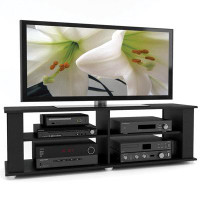 Ebern Designs Modern Black TV Stand - Fits Up To 68-Inch TV