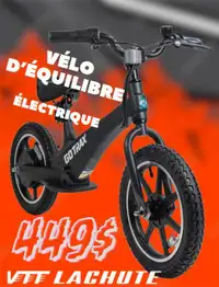Vélo Déquilibre électrique, !