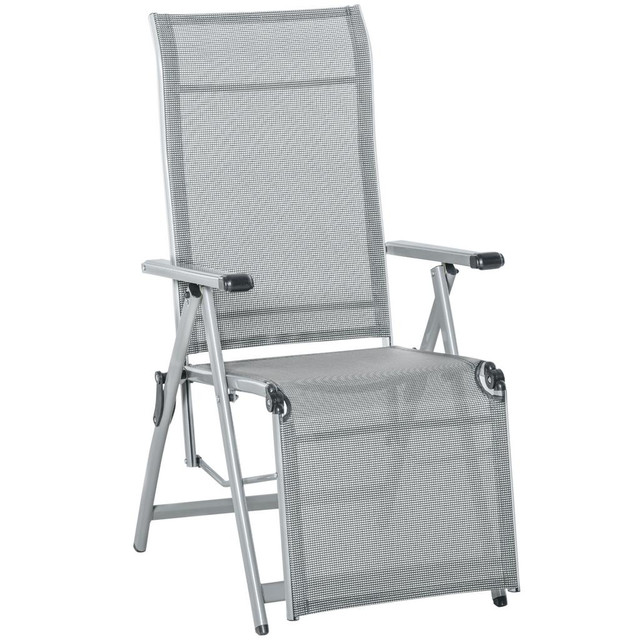 Outdoor Lounge Chair 30.7" x 22.8" x 43.3" Grey in Patio & Garden Furniture - Image 2