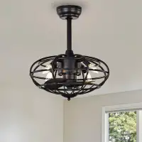 Williston Forge 17-Inch Industrial Style Ceiling Fan