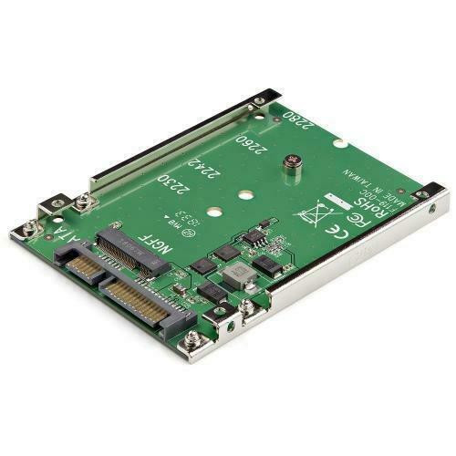 StarTech M.2 SATA SSD to 2.5in SATA Adapter - M.2 NGFF to SATA Converter - 7mm - Open-Frame Bracket - M2 Hard Drive Adap dans Composants de système