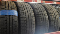 USED SET OF WINTER MICHELIN 99% TREAD WITH INSTALLATION