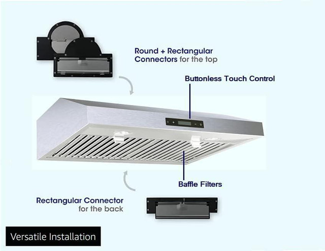 Promotion sale now! Vertrons Powerful range hood  from $399 in Stoves, Ovens & Ranges - Image 2
