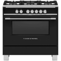 Fisher & Paykel 36-inch Freestanding Gas Range with AeroTech™ Technology OR36SCG4B1SP - Main > Fisher & Paykel 36-inch F