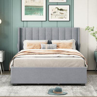 Everly Quinn Bergues Upholstered Platform Storage Bed