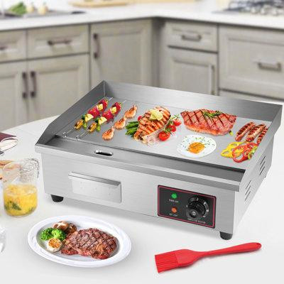 Suteck 3000W Commercial Griddle,22" x 14" Electric Griddles Grill in Other
