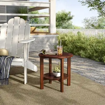 Features: Sustainably harvested 100% solid teak wood outdoor chair Genuine teak wood is naturally mo...