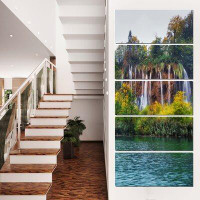Made in Canada - Design Art Plitvice Lakes Croatia 5 Piece Photographic Print on Wrapped Canvas Set
