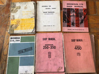 Various 1963- 1976 Genuine OEM Yamaha Service Manuals