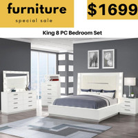 King LED Bedroom Set on Sale !! Huge Furniture Sale !!