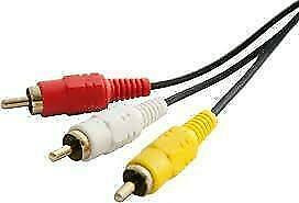 RCA 3 IN 1 AUDIO VIDEO CABLE 6FEET UP TO 65 FEET LENGTHS in Video & TV Accessories in Oshawa / Durham Region - Image 3