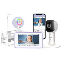 Hubble Nursery Pal Crib Edition 5" Video Baby Monitor w/ Night Vision & 2-Way Communication (HCTNPCRB)