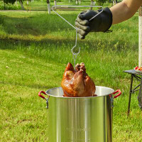 VEVOR VEVOR 30 Qt Turkey Deep Fryer Propane Boiler Steamer Stock Pot Aluminum Outdoor