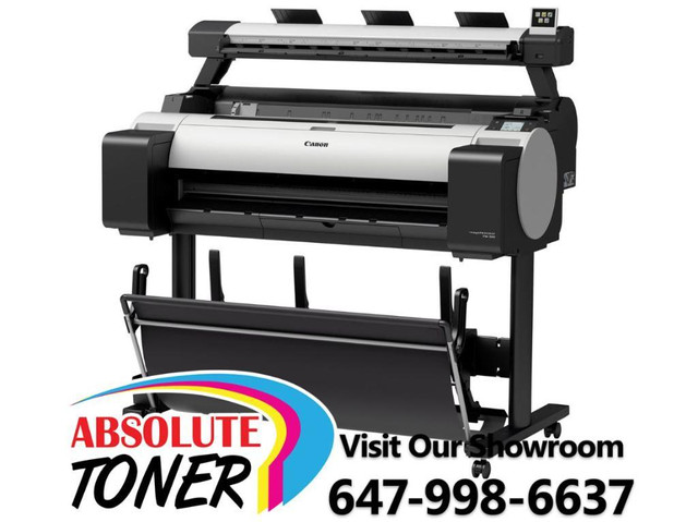 $174.83/month. NEW Canon ImagePROGRAF TM-300 MFP T36 36 inch Large Format Printer Wide Scanner w/ Stand touchscreen in Printers, Scanners & Fax in Ontario
