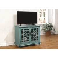 My Lux Decor BOUSSAC Home Elegant Small Spaces TV Stand, Antique White