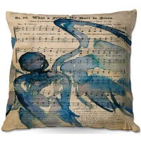Ebern Designs Sakai Couch Calling All Angels LII Square Pillow Cover & Insert