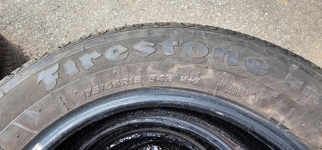 175/65/15 4 pneus été firestone  290$ installer in Tires & Rims in Greater Montréal - Image 3