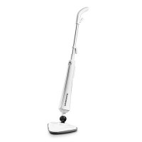 Ovente Ovente Electric Steam Mop, Tile Cleaner Floor Steamer And Hard Wood Floor Cleaning With 2 Microfiber Pads, Swivel