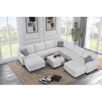 Legend Furniture 10 - Piece Corduroy Seating Component Sectional