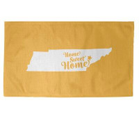 East Urban Home Home Sweet Knoxville Yellow Area Rug