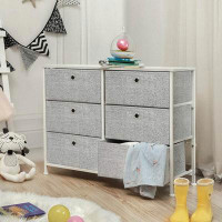 Ebern Designs Ebern Designs Wooden Tabletop Storage Dresser Ideal for Bedroom, Nursery, Closet or Dormroom