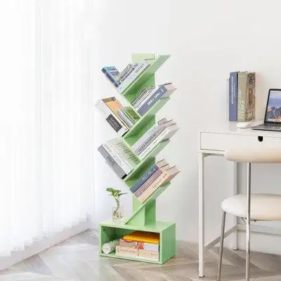 Save Space & Decor RoomWith its open design and small footprint this narrow bookshelf is easy to mov...