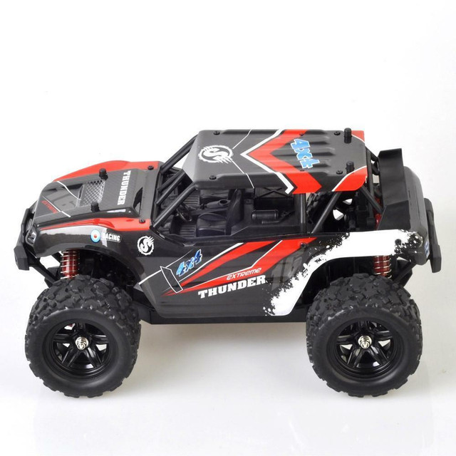 MotionGrey:18 Car High-Speed 35km/h 4WD Remote Control RC 2.4Ghz Offroad RC Truggy Monster Truck Buggy All Terrain Red in Toys & Games - Image 2