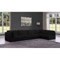 Meridian Furniture USA 114" Wide Reversible Modular Corner Sectional