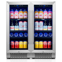 Yeego Yeego 160 Cans (12 oz.) 6.4 Cubic Feet Outdoor Rated Beverage Refrigerator