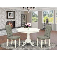 Charlton Home Syn Rubberwood Solid Wood Dining Set