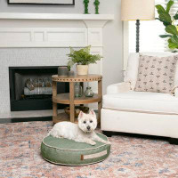 Archie & Oscar™ Myra Medium Polyfill Round Lounger Dog Bed