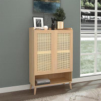 Latitude Run® Free Standing Storage Cabinet Console Sideboard Table Living Room Entryway Kitchen Organizer