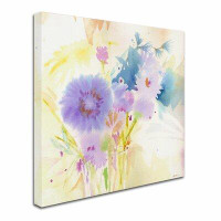 Trademark Fine Art 'Mixed Bouquet' by Sheila Golden Painting Print on Wrapped Canvas