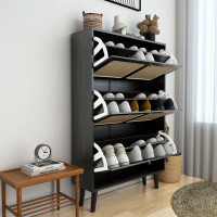 Bay Isle Home™ Rangement à chaussures 24 paires