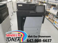 Only $1499 REPOSSESSED HP LaserJet Enterprise flow M830z M830 MFP Black and White Printer Copier Scanner 56 PPM