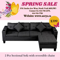 Spring Special sale on Furniture!!Sectionals, Sofa Sets and Sofa Beds on Sale! www.aerys.ca