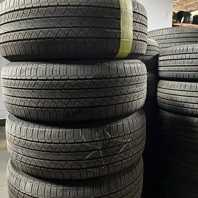 245 60 18 4 Michelin Latitude Tour Used A/S Tires With 70% Tread Left
