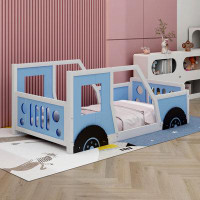 Zoomie Kids Adetoun Twin Size Classic Car-Shaped Platform Bed