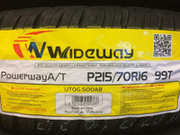 215/70/16 - Single Brand New All Terrain Tire . (stock#2194)