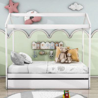 Viv + Rae Brogdon Twin Wood Bed with Twin Size Trundle