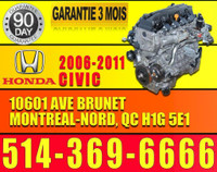 Moteur Honda Civic 2006 2007 2008 2009 2010 2011 1.8 R18A, 06 07 08 09 10 11 Honda Civic Engine 1.8 Motor