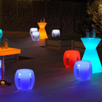 Bring Home Furniture 15.5'' Battery Powered Color Changing Outdoor Floor Lamp