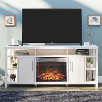 Latitude Run® Xylan Electric Fireplace Tv Console For Tvs Up To 75"