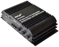 New - PYLE PFA400U - 100 WATT AUDIO AMPLIFIER WITH AC POWER ADAPTER - IDEAL FOR BOTH CAR AND HOME AUDIO APPLICATIONS !!