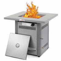BOMO Outdoor Propane Gas Fire Pit Table