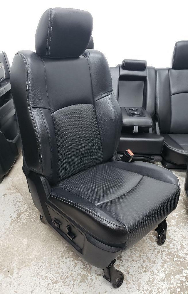 Dodge Ram 2014 BLACK LEATHER Truck Seats Console Door Pad Panels in Other Parts & Accessories in St. Catharines - Image 2