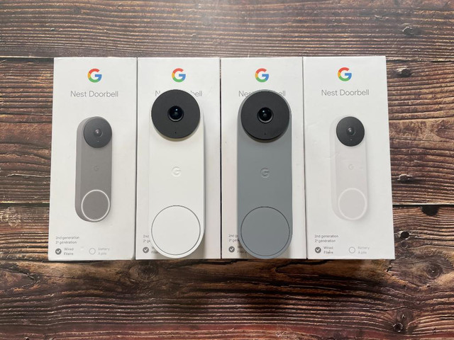 Google Nest Doorbell - Wired Gen 2 - Like New With Box in General Electronics in Toronto (GTA)