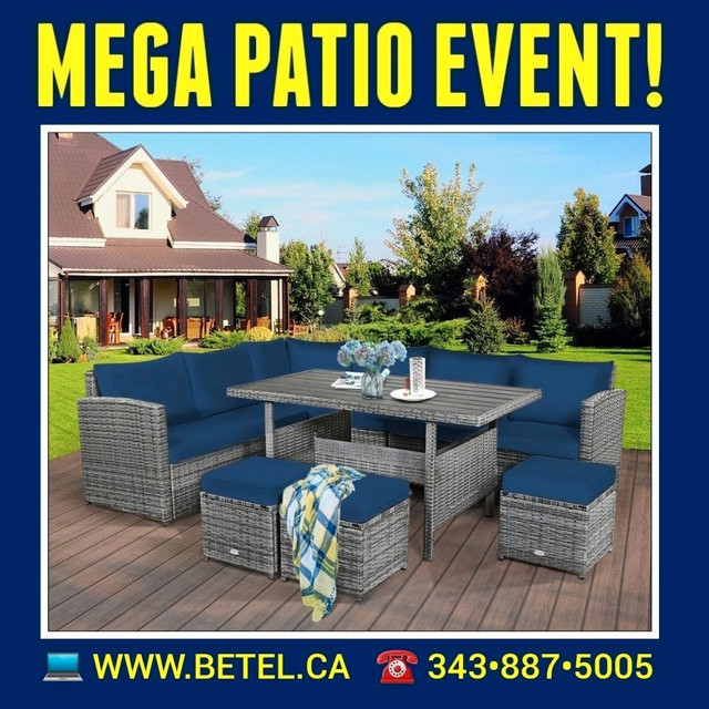 PATIO AND OUTDOOR FURNITURE | FREE SHIPPING in Patio & Garden Furniture