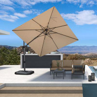 Arlmont & Co. Roschelle 108" Square Cantilever Umbrella